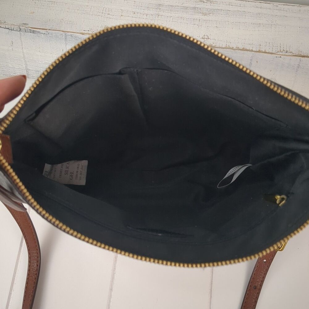 Fossil Fiona Crossbody Shoulder Bag Multicolor Vegan Leather Excellent Condition - Picture 7 of 10